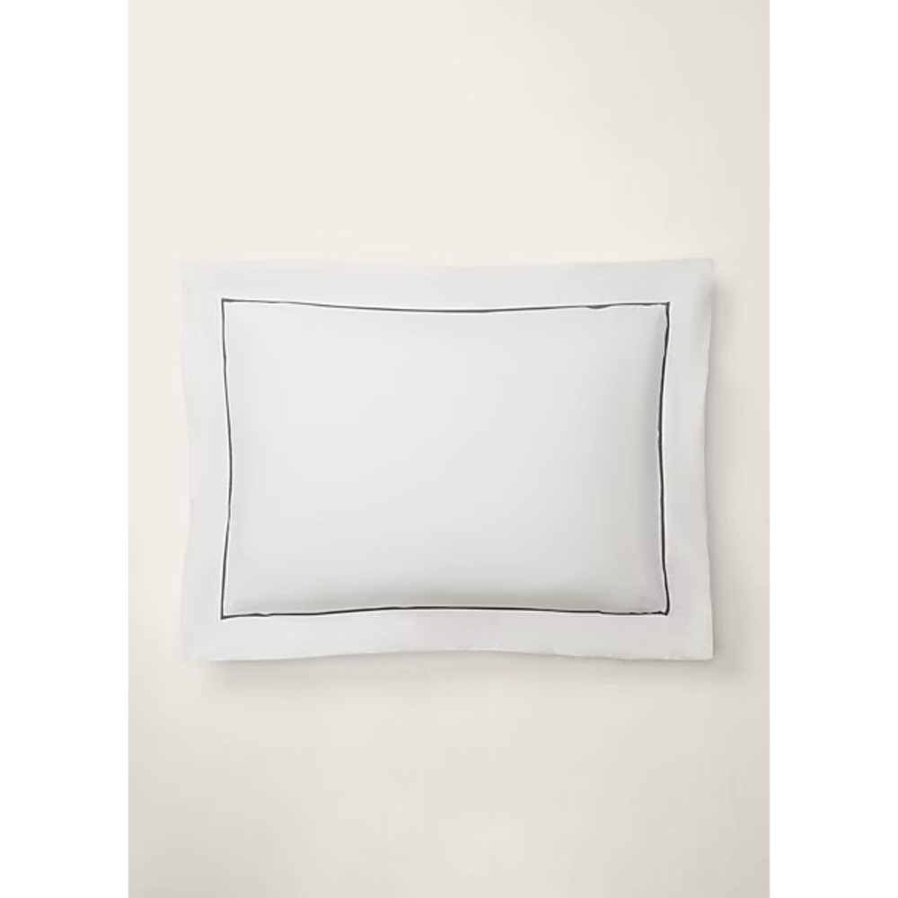 Ralph Lauren Organic‎ Cotton Percale Palmer Sham Loft Gray NEW